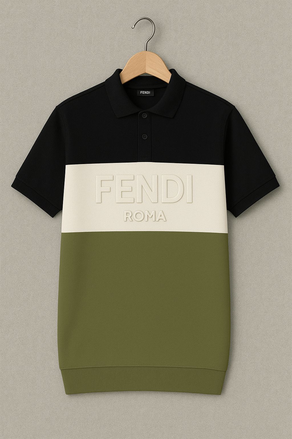 Fendi Collar T-shirt