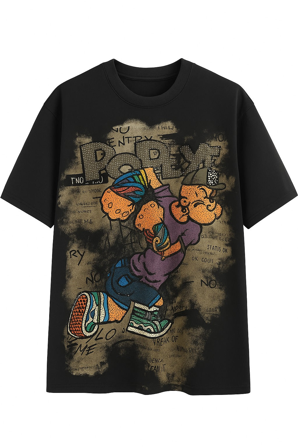 Cartoon Drop Shoulder T-Shirt