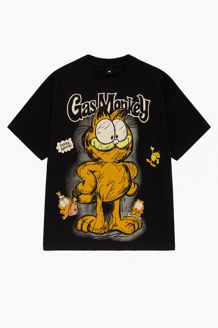 Cartoon Drop Shoulder T-Shirt