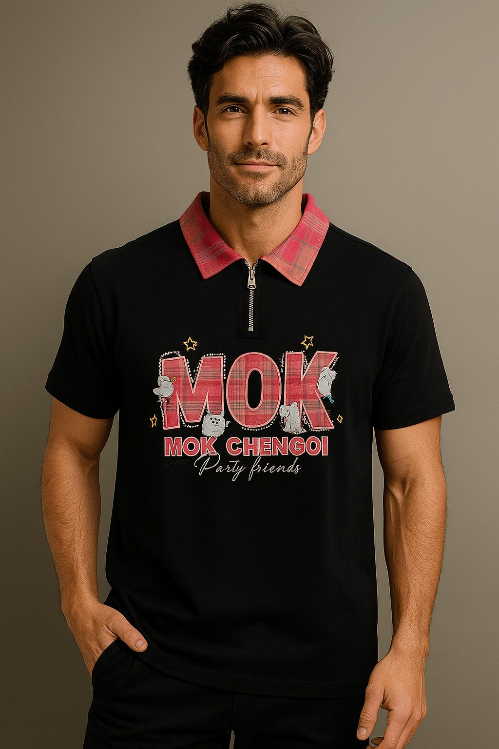 Funky Collar T-shirt