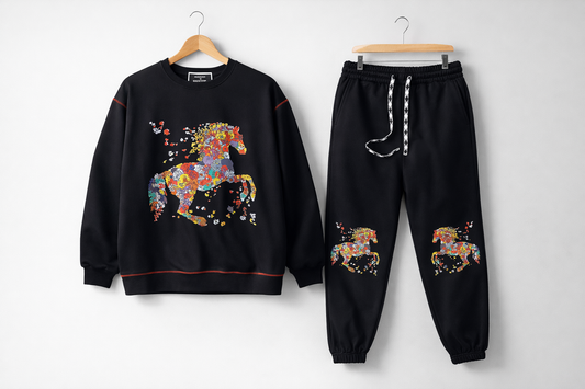 Royal Bloom Horse Co-Ord Set