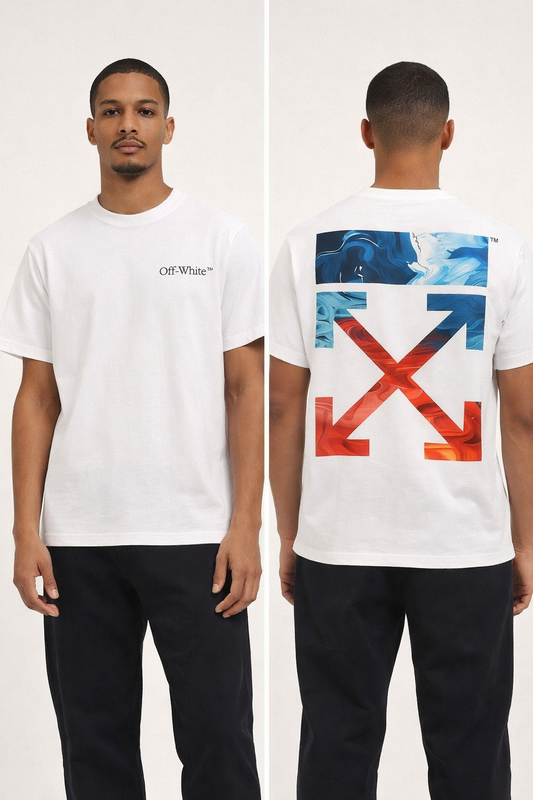 Off-White Round Neck T-shirt