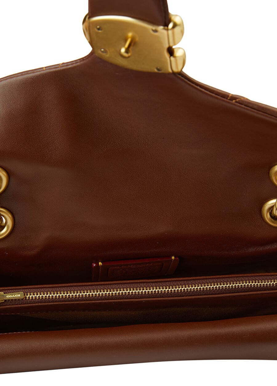 Coach Tabby Beige Brown Women's Shoulder Bag