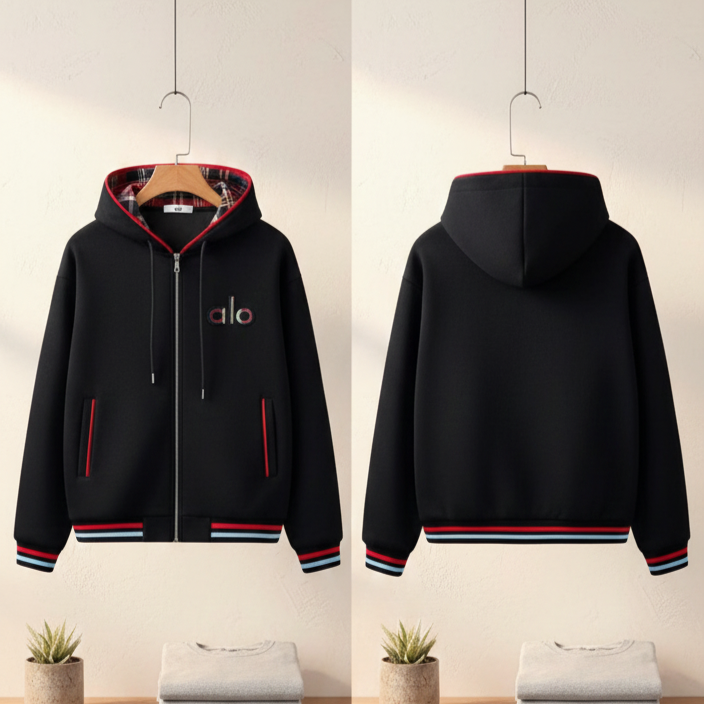 ALO HOODIE ZIPPER