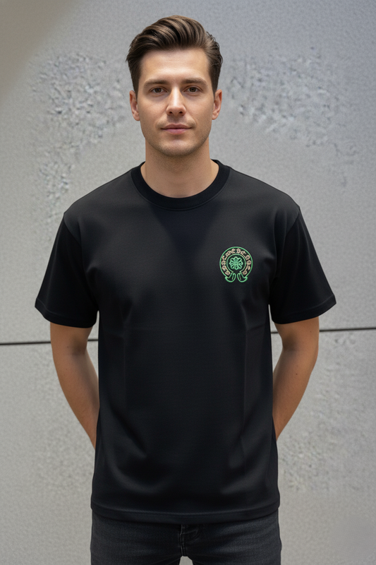 Chrome Heart Round Neck T-shirt