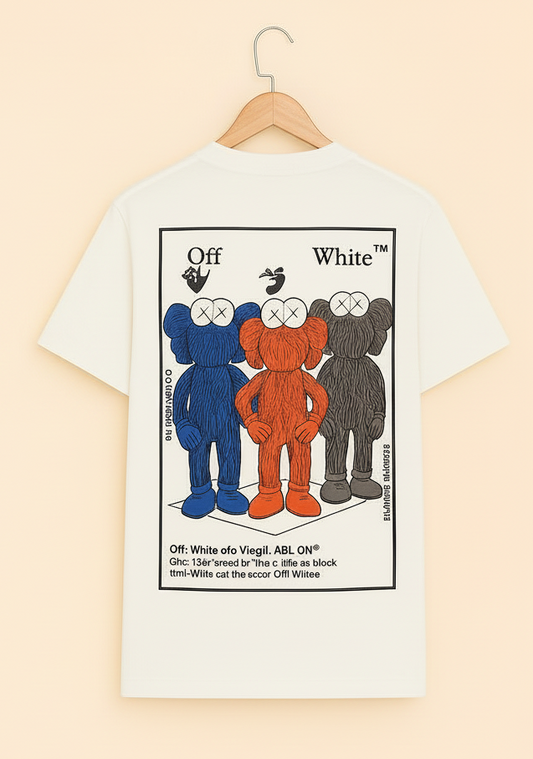 Off-White Round Neck T-shirt