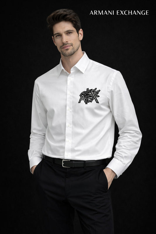 Armani Exchange Signature Emblem Shirt