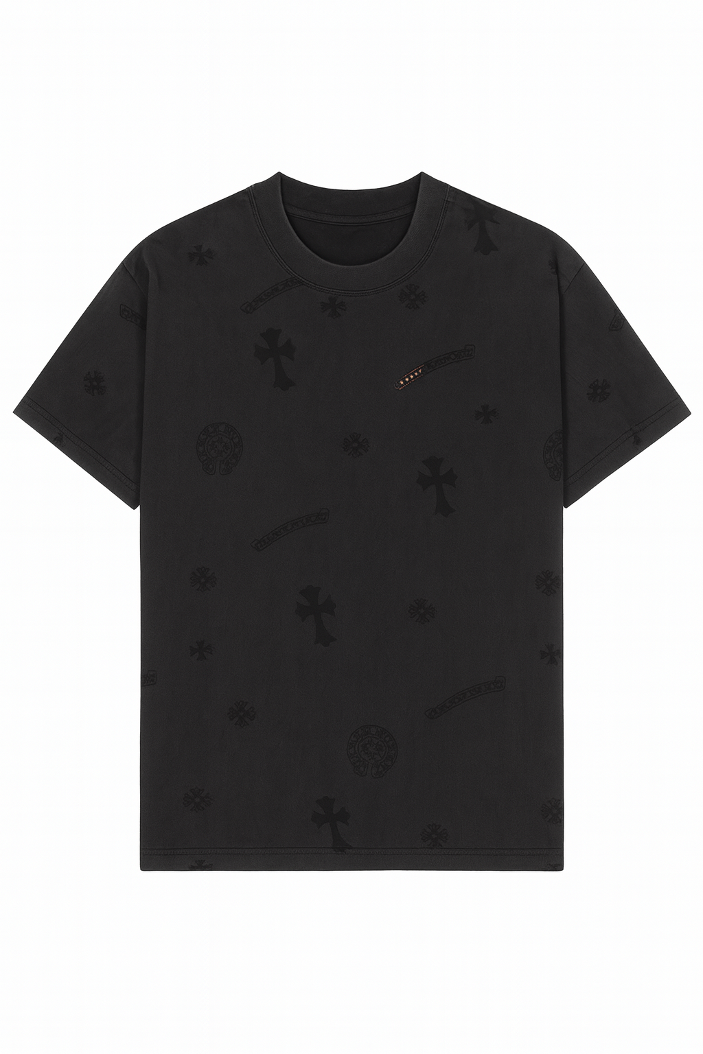 Chrome heart coller T-Shirt