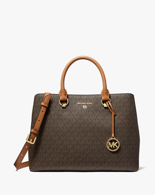MICHAEL KORS Edith Large Logo Satchel | OS