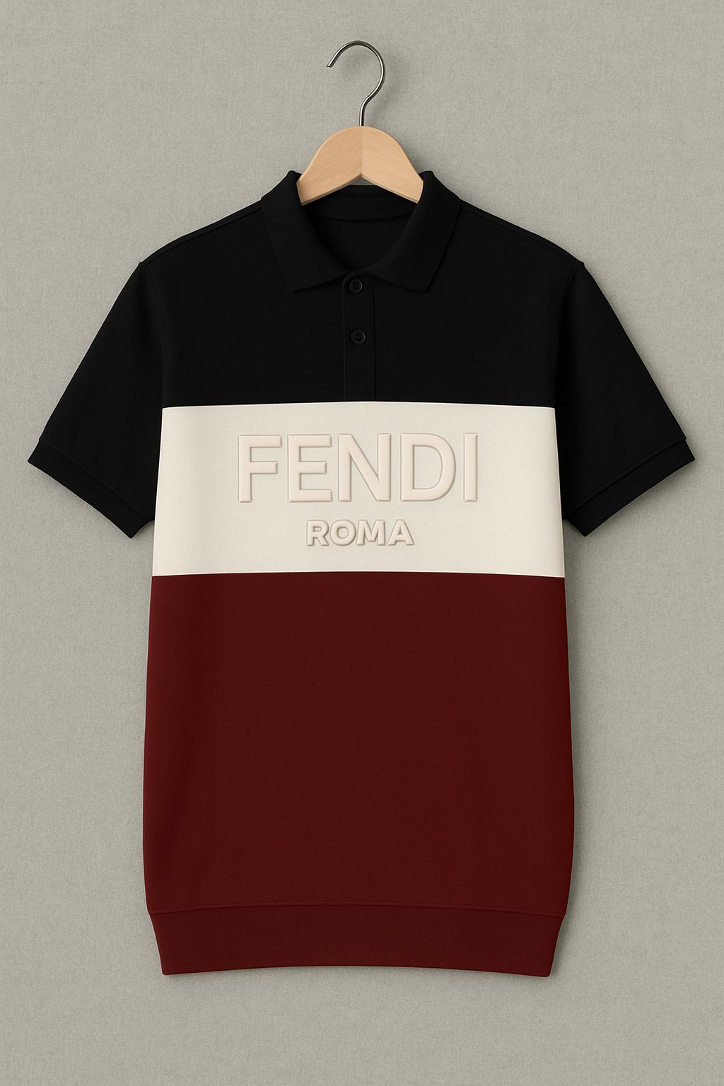 Fendi Collar T-shirt