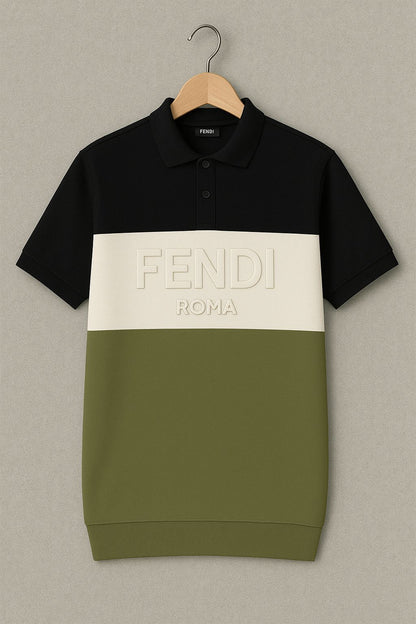 Fendi Collar T-shirt