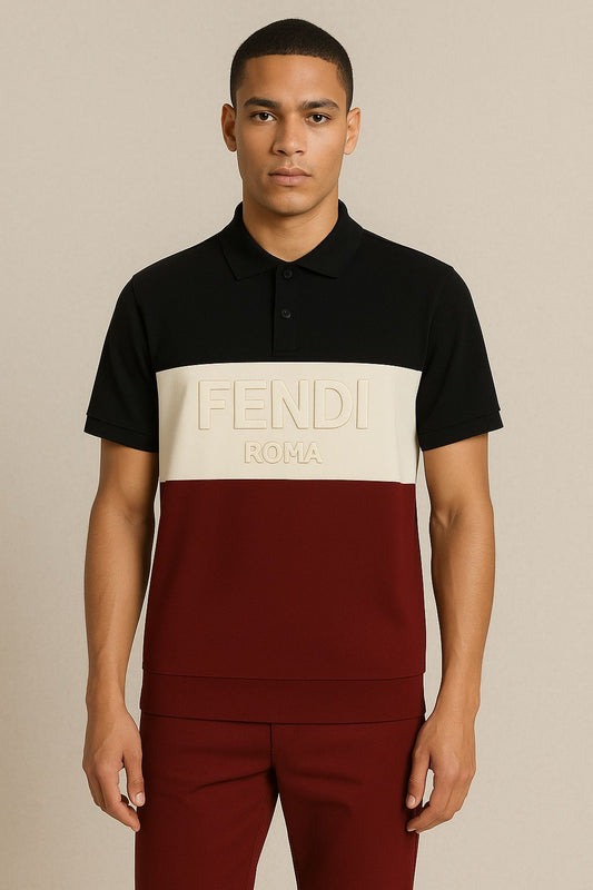 Fendi Collar T-shirt