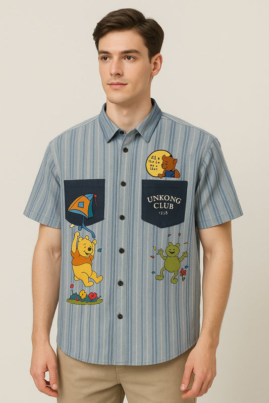 Cartoon Half Sleeve Shirt