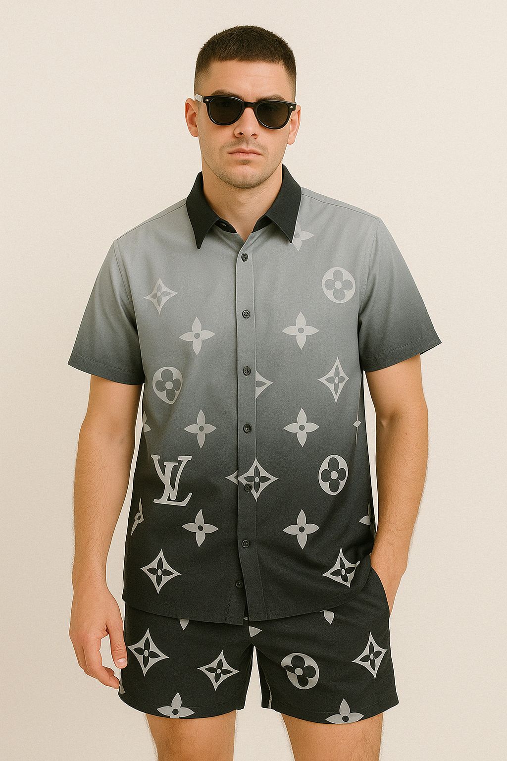 LV With Flower Co-ord Sett