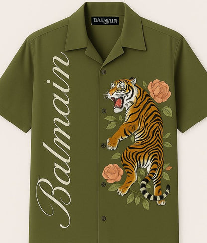 Balmain Half Sleeve Shirt