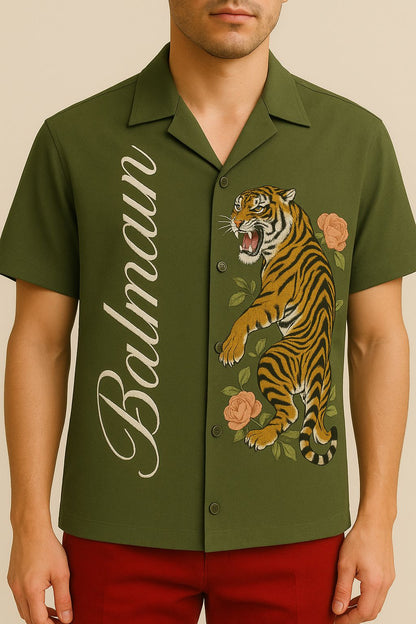 Balmain Half Sleeve Shirt