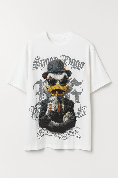 Cartoon Drop Shoulder T-Shirt