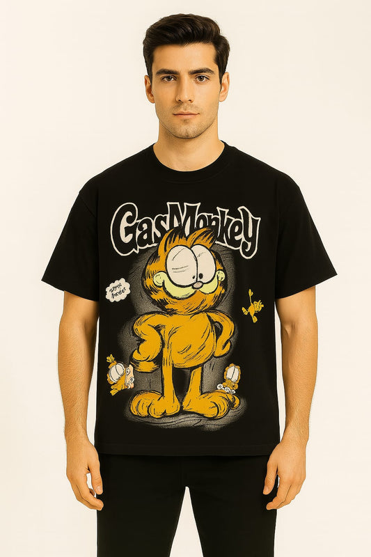 Cartoon Drop Shoulder T-Shirt