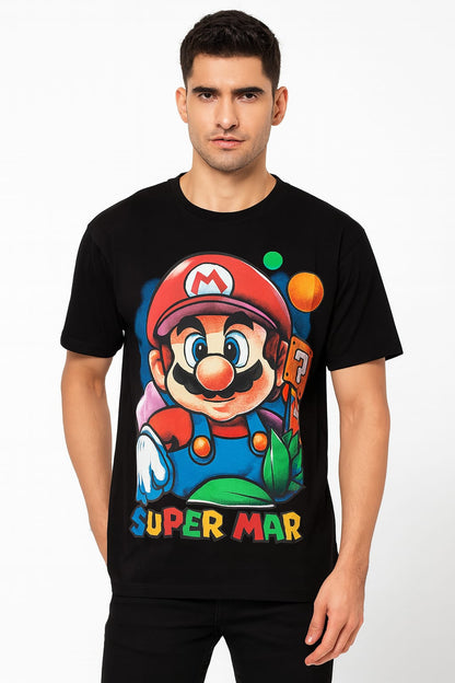 Cartoon Round Neck T-Shirt