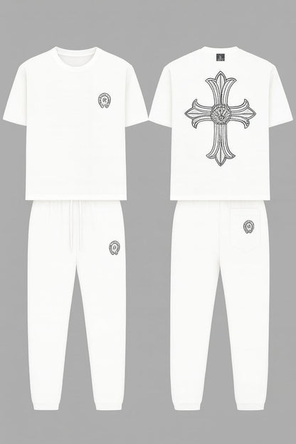 Chrome heart Co-ord Set