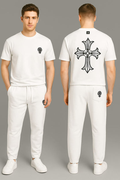 Chrome heart Co-ord Set