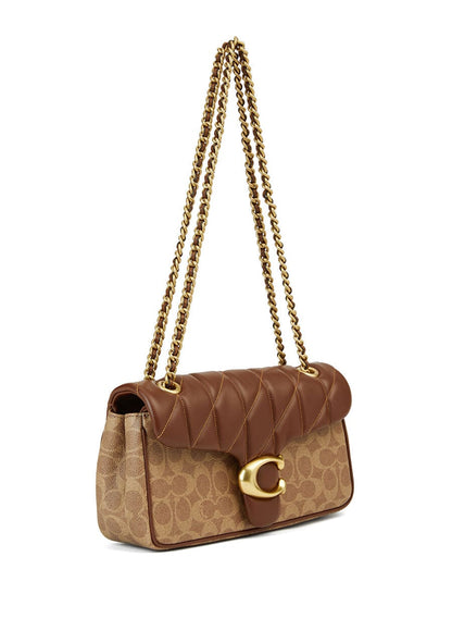 Coach Tabby Beige Brown Women's Shoulder Bag