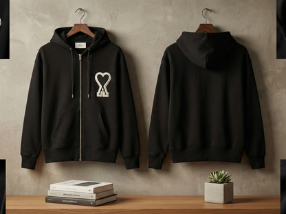 AMI ZIPPER HOODIE