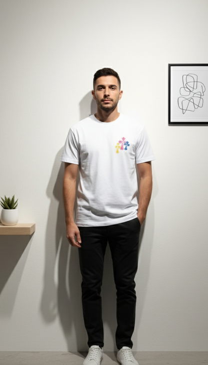 Chrome Heart Round Neck T-shirt