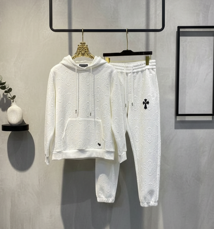 Chrome Heart Hoodie Co-ord Set