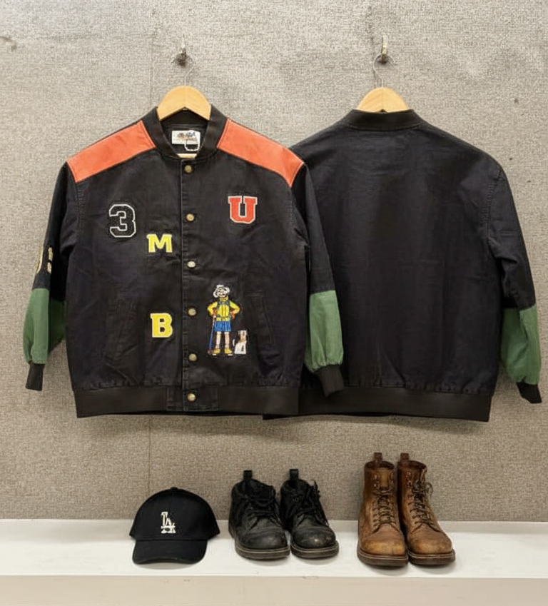 Cartoon Lether Jacket