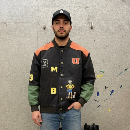 Cartoon Lether Jacket