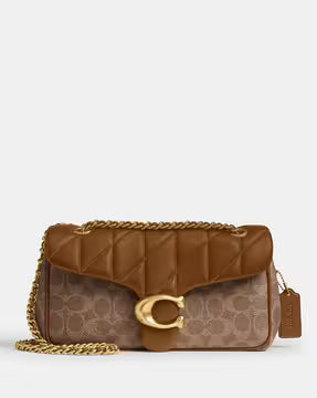 Coach Tabby Beige Brown Women's Shoulder Bag