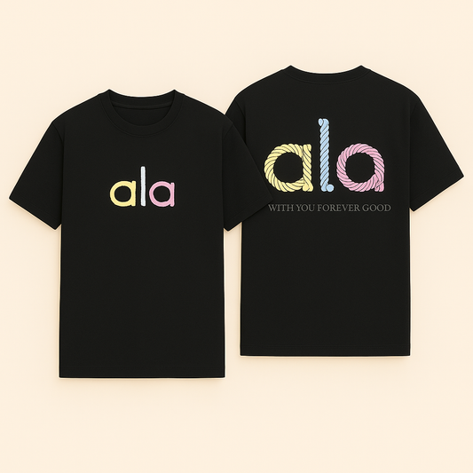 With Your Forever Good collar T-shirt