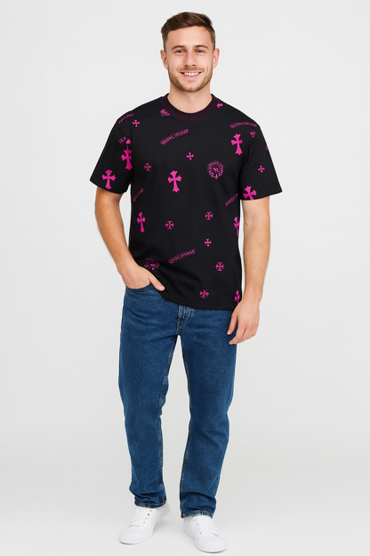 Chrome heart coller T-Shirt