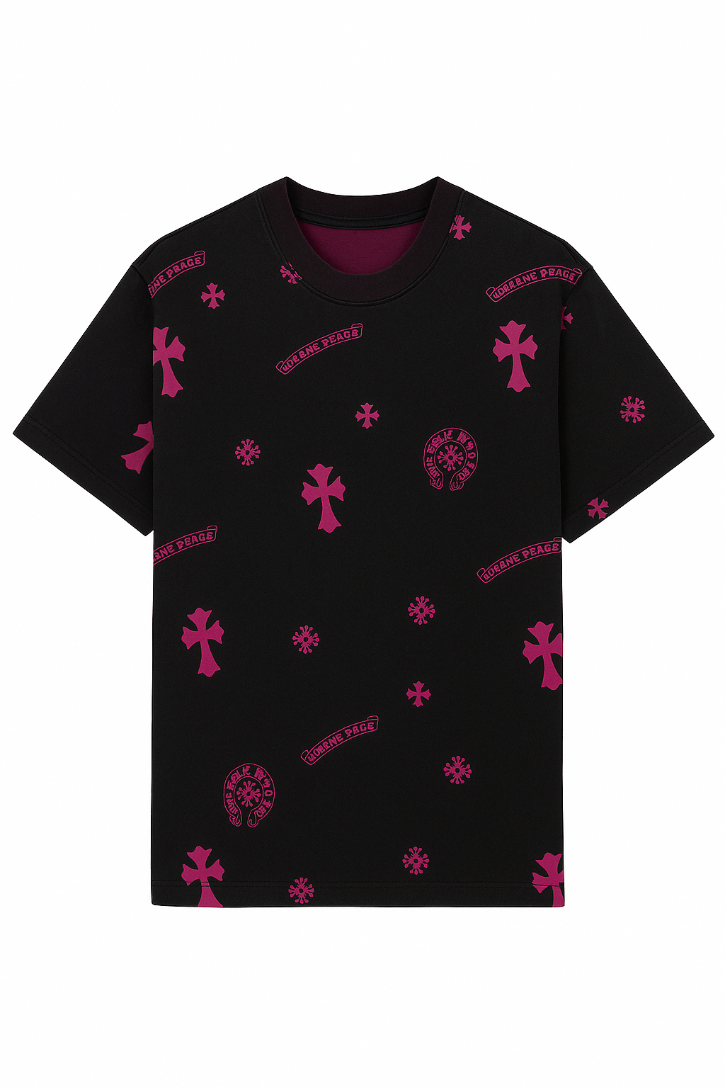 Chrome heart coller T-Shirt