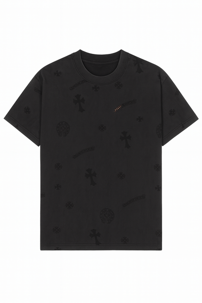 Chrome heart coller T-Shirt